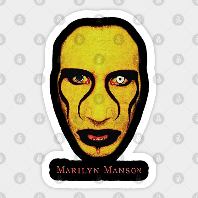 Marilyn Manson - Beautiful People Sticker by nicklower